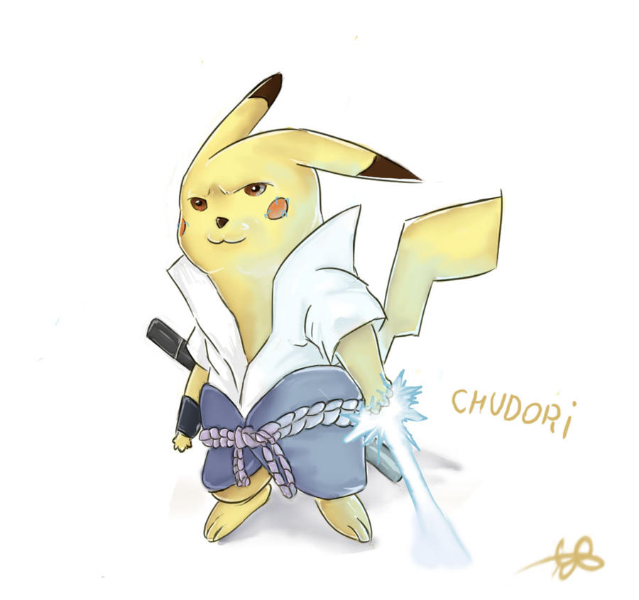 Pikachu-Sasuke Crossover