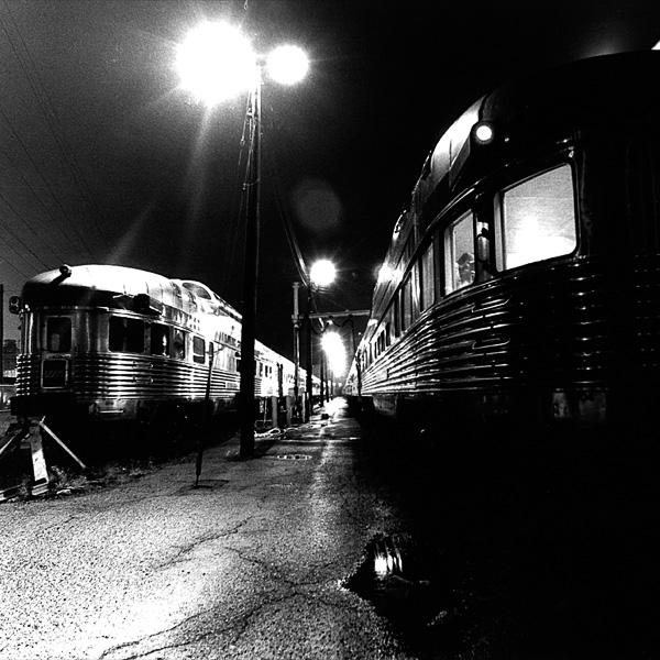 Trains at Night by mazx6 on DeviantArt