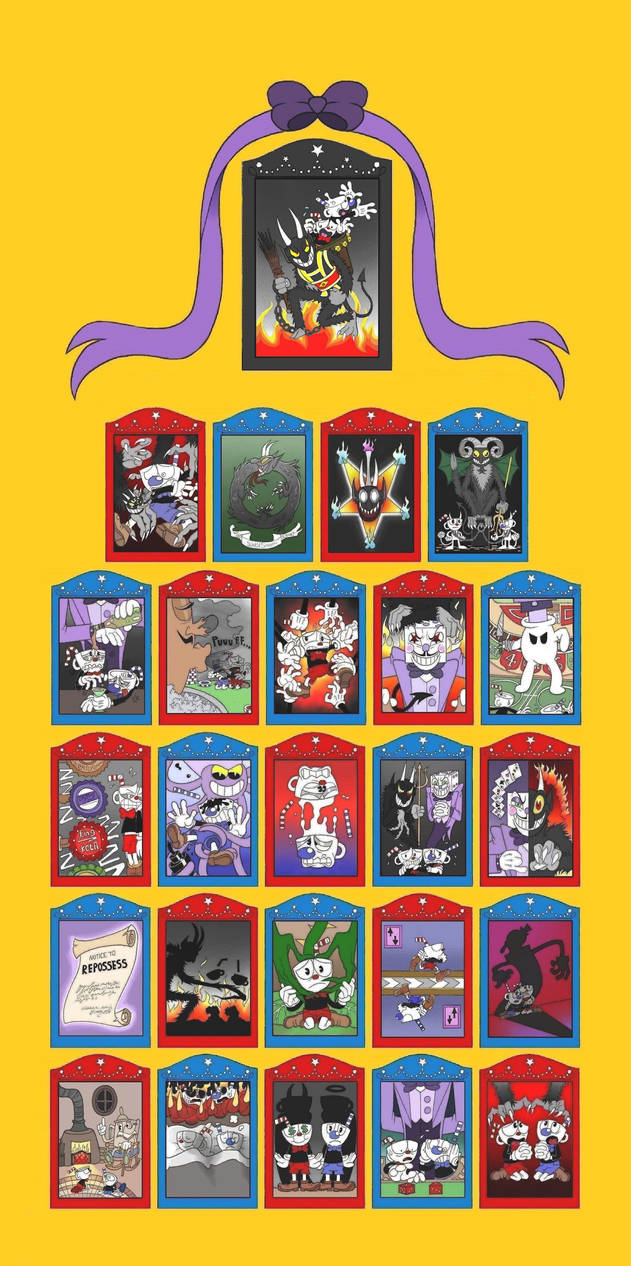 Cuphead Christmas Advent Calendar by TheAnimationGod on DeviantArt