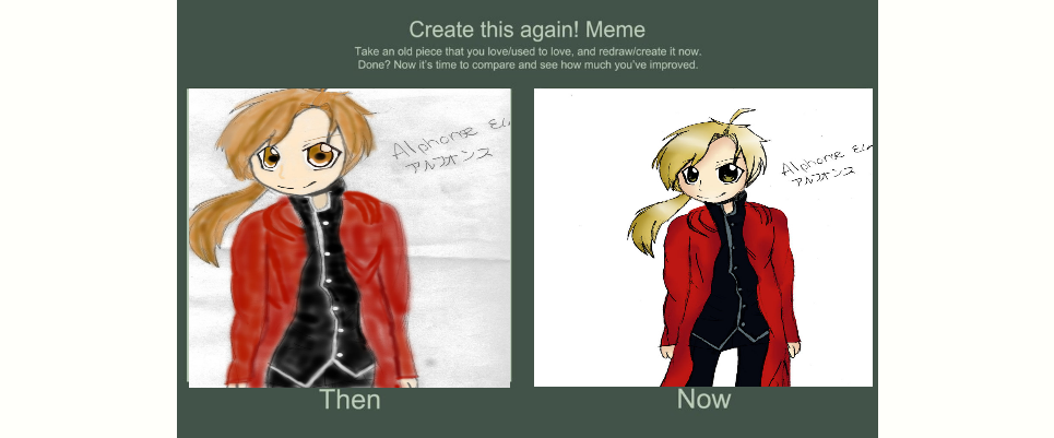 COLOR ONLY Before and After meme