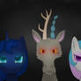 Luna , Discord and Celestia