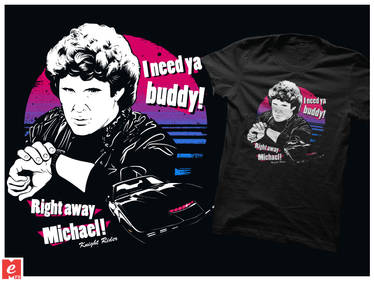 KIT Knight-Rider Michael-Knight quote T-Shirt cool