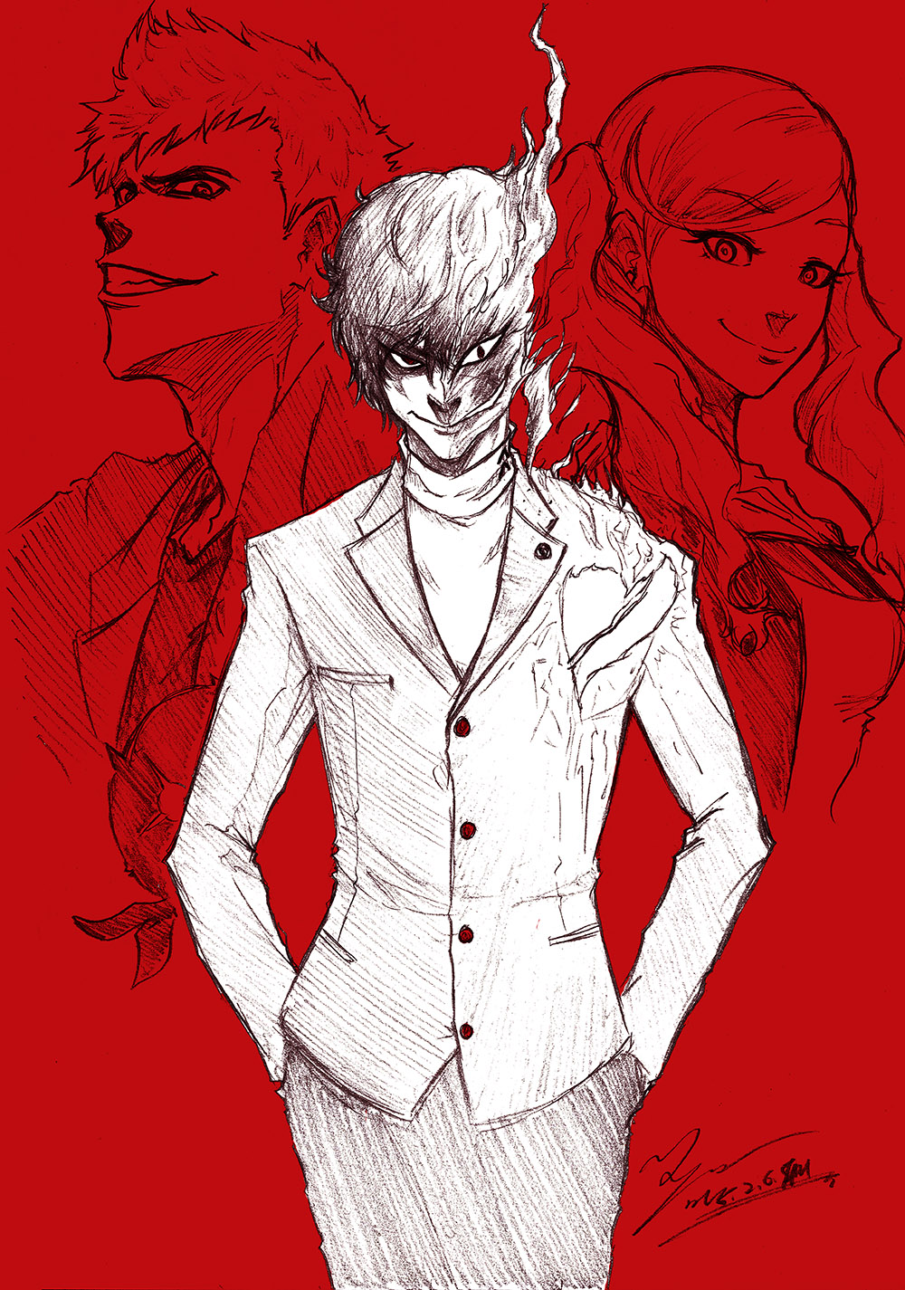 Sketch - Persona 5 typeA