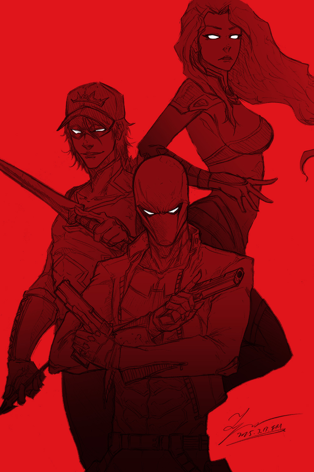 Sketch Red Hood And The Outlaws By Tryvor On Deviantart Sketch Red Hood And The Outlaws By Tryvor On Deviantart