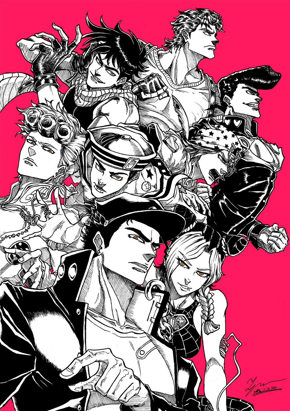 Joestars By Tryvor On Deviantart Joestars By Tryvor On Deviantart