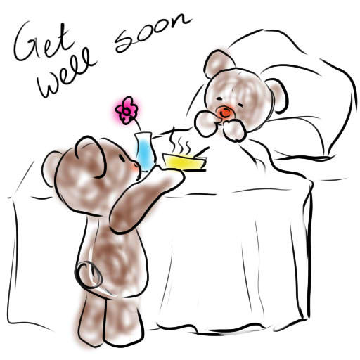 Getwellsoon Sick GIF - Getwellsoon Sick Teddybear - Discover