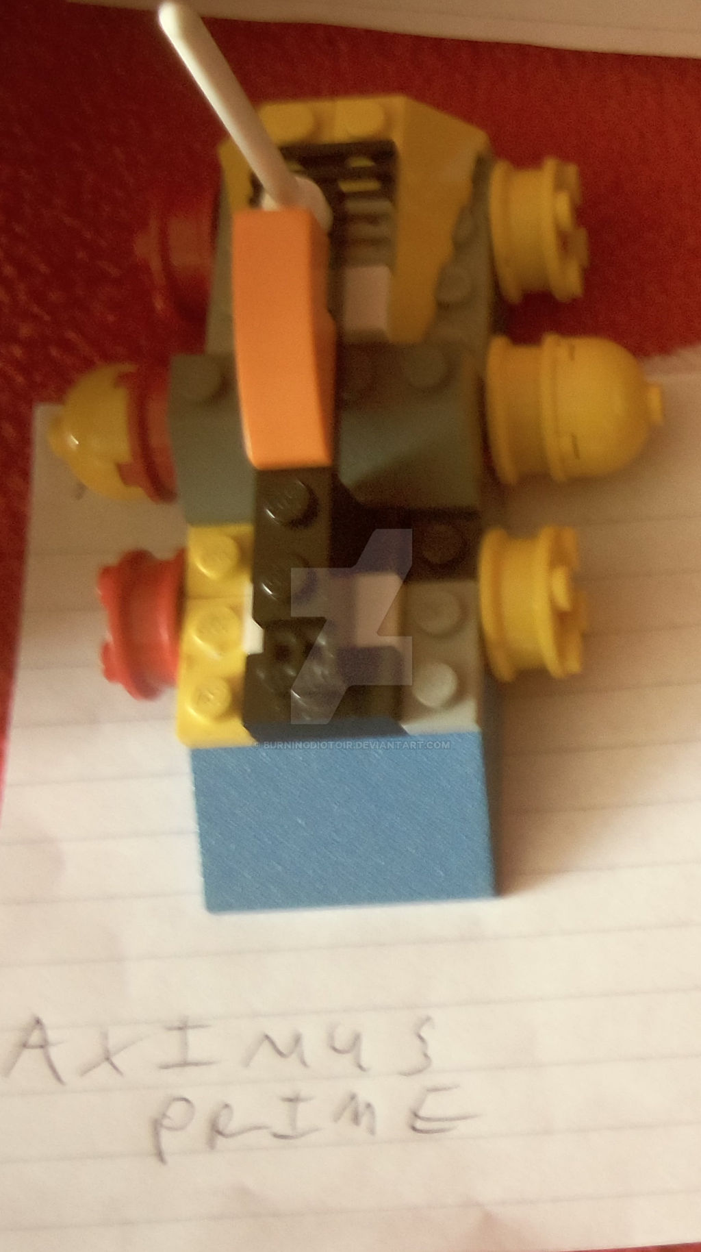 Aximus Prime version 1 by burningdiotoir on DeviantArt