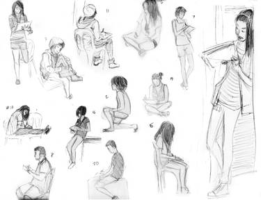 drawing people drawing