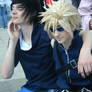 Sasuke and Cloud close up