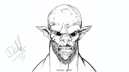 Orc sketch by ZXQ