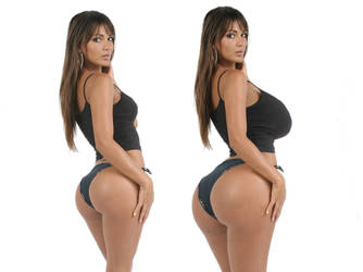 Another Huge Butt Morph Comparison