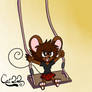 Somebody built a swing for little Elenor