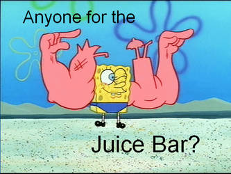 Anyone for the juice bar