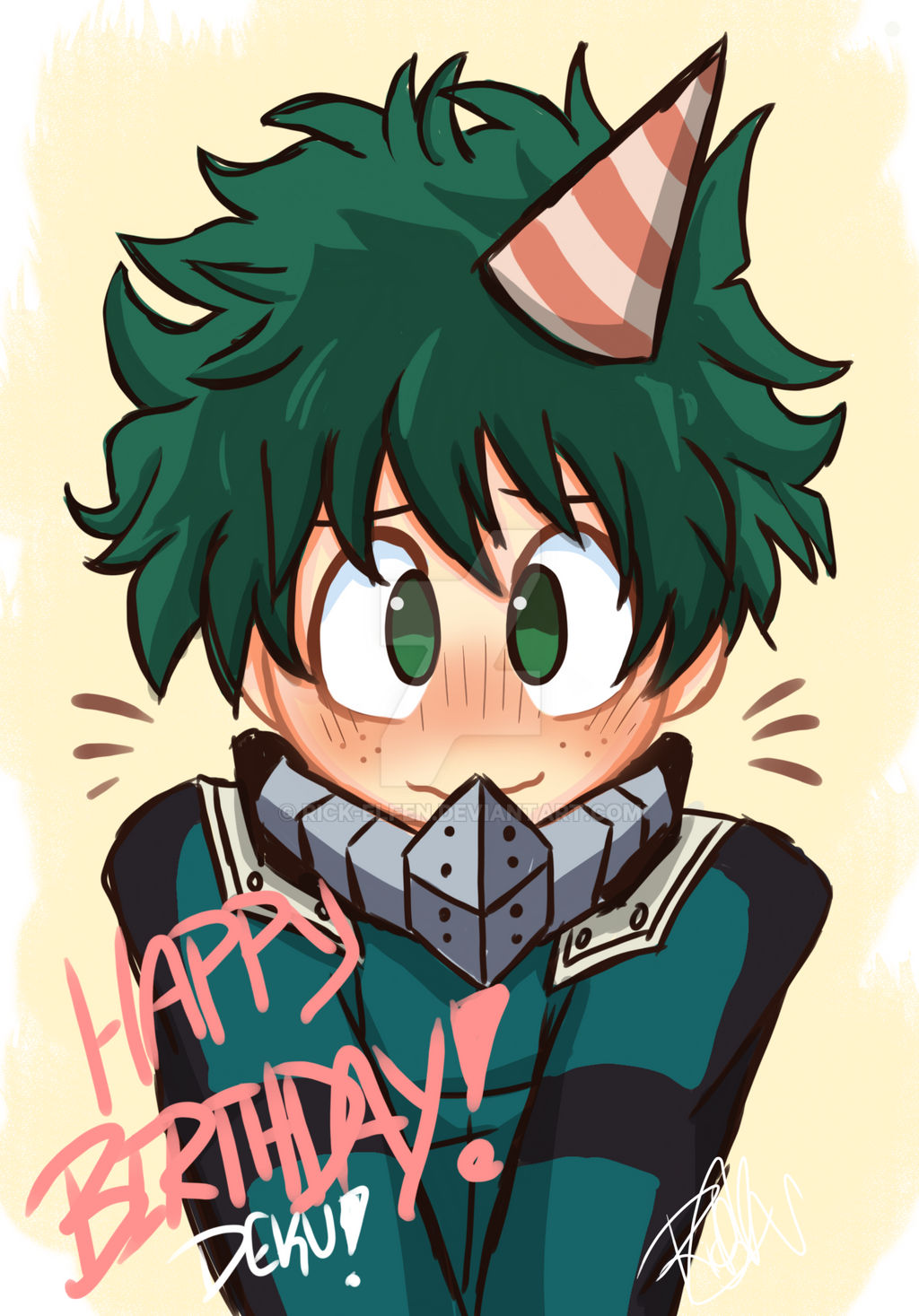 Happy Birthday Deku By Rick Elfen On Deviantart