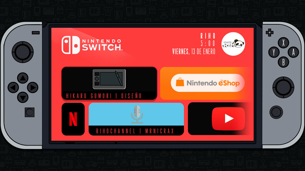 Nintendo Switch menu by Gumori on DeviantArt