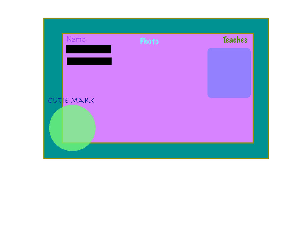 Celestia High Teacher ID Card Template by MinecraftLover23 on Inside Teacher Id Card Template