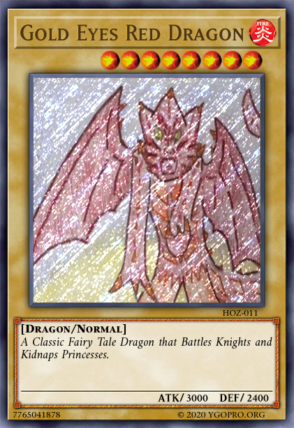 golden dragon yugioh card Yu-Gi-Oh! Limited Edition 24k Gold Plated Metal Age Group Horus Galaxy-Eyes Deck Divine