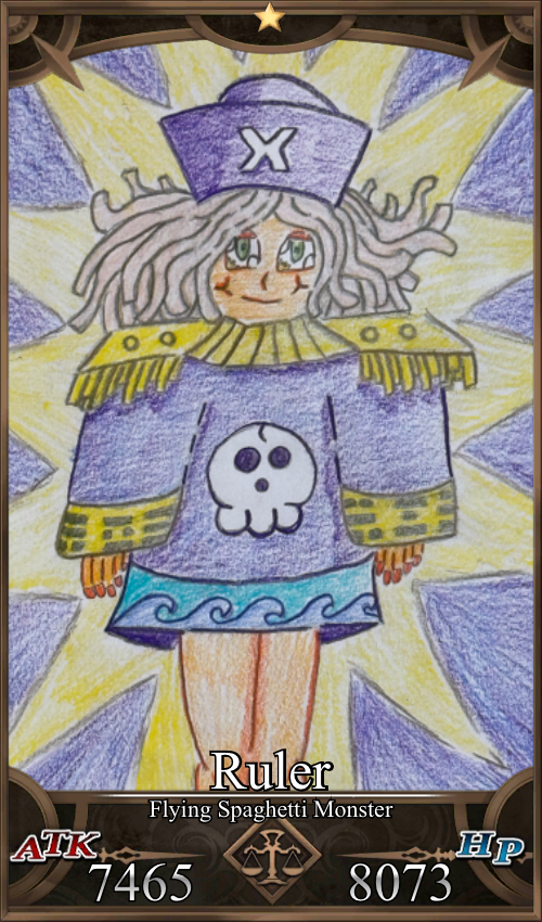 Ruler: Flying Spaghetti Monster by TheHoundofZaroff on DeviantArt