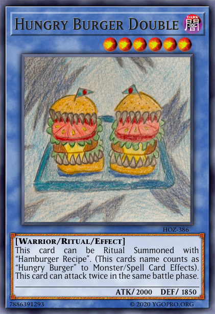 yugioh burger card YuGiOh DUAD-JP029 Angry Burger