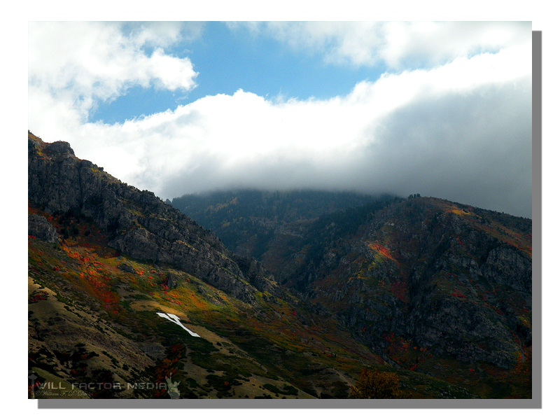 Y Mountain at BYU in Fall