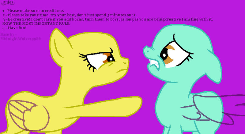 Mlp Pouting Base MLP Base #1 by MidnightWolfs9 on DeviantArt