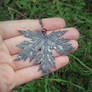 Dark Faerie Maple Leaf Pendant~