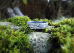 Achillea millefolium - Yarrow Fine Silver Ring 2 by QuintessentialArts