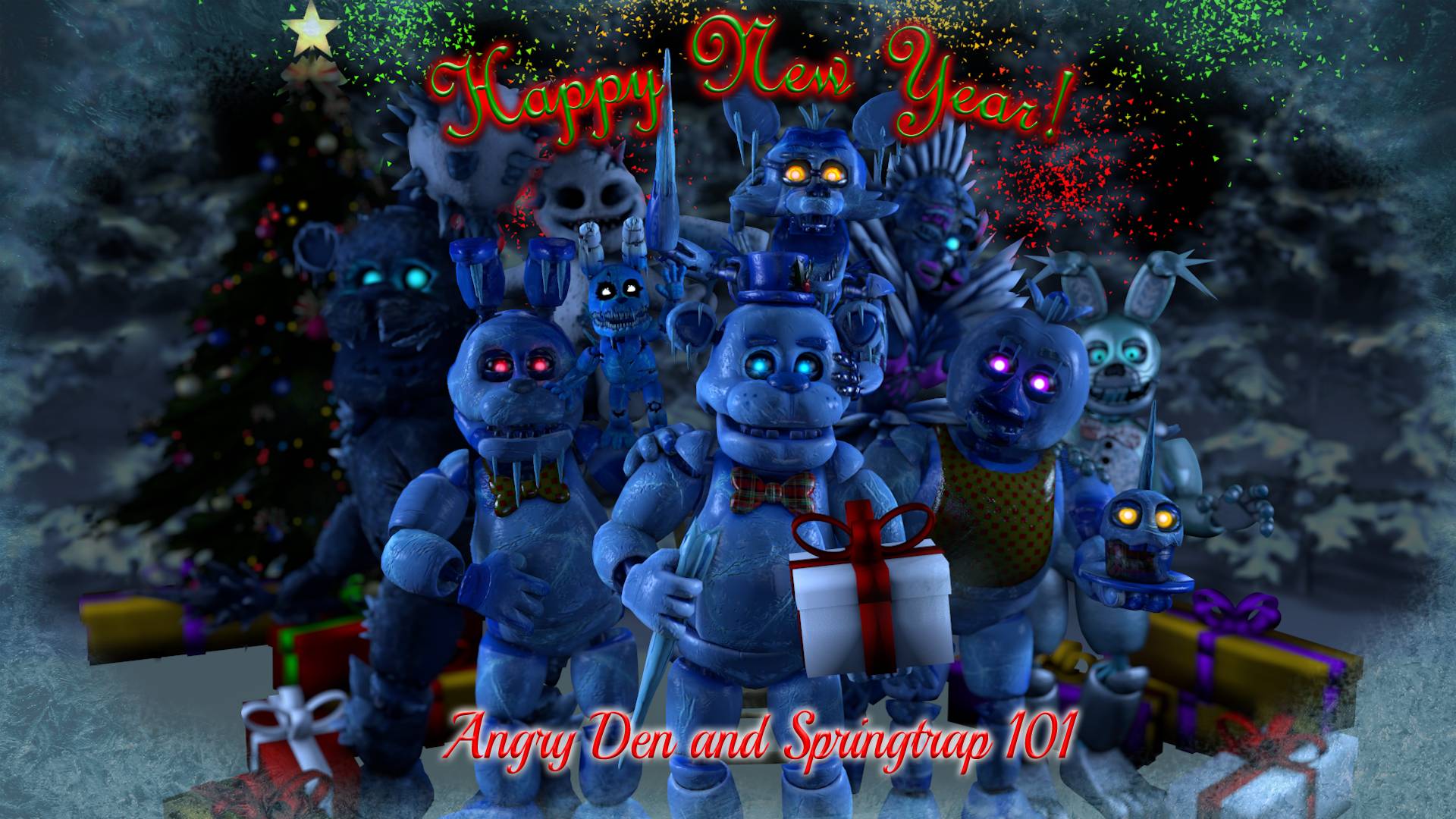 C4D FNAF  The Happy Animatronics by Tinar25 on DeviantArt