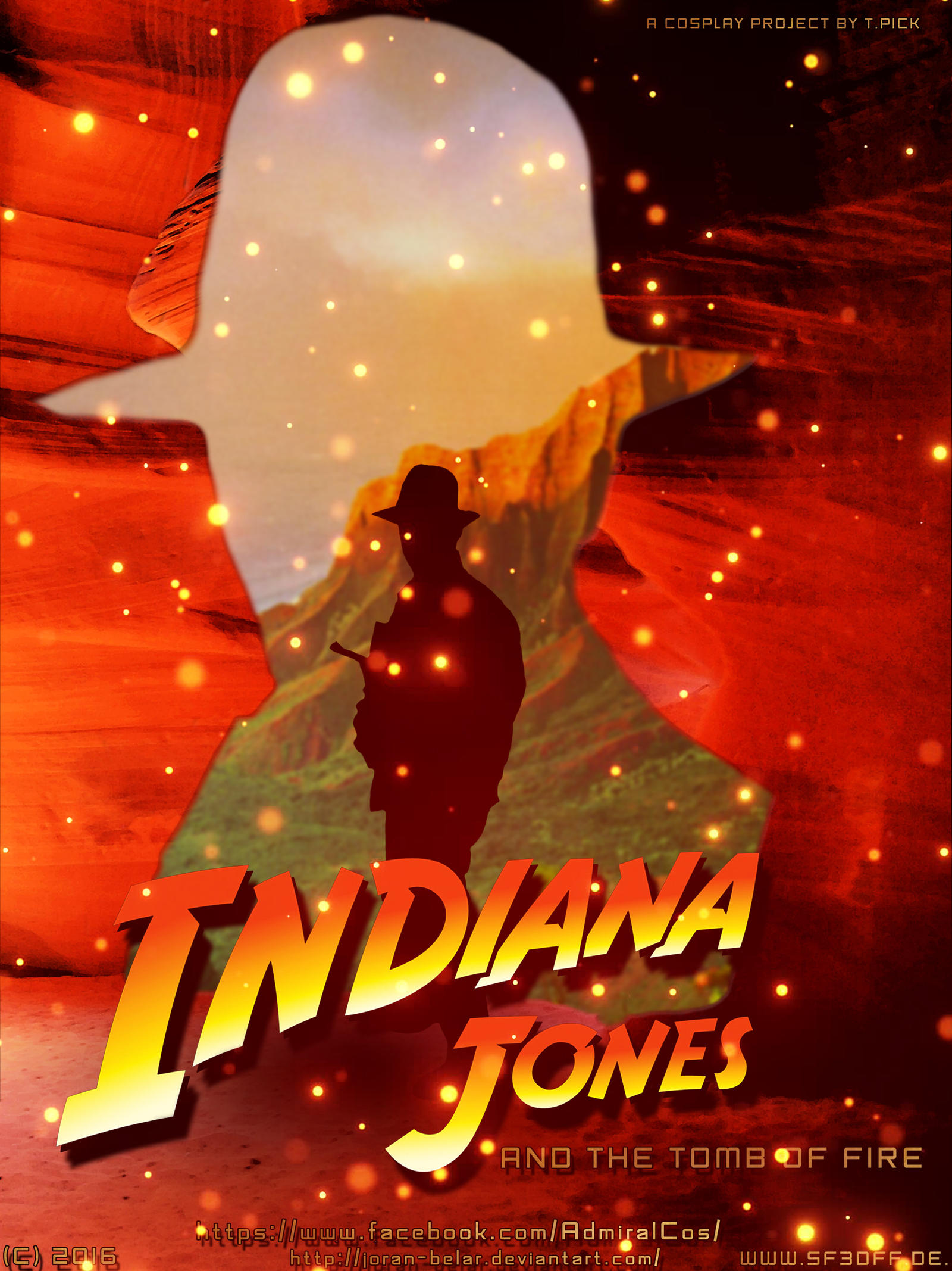 Indiana Jones and the Tomb of Fire - Cos Poster