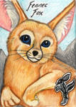 F is for Fennec Fox by lemurkat