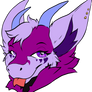 {TEP Donation Art| Purple_dragoness