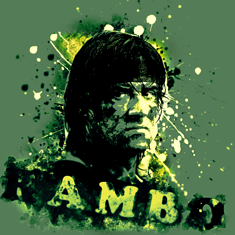 Tshirt Design Rambo