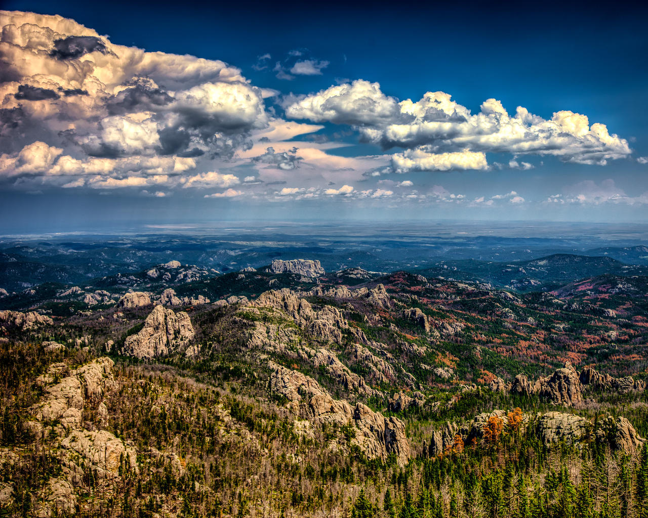 Mt Rushmore from Harney Peak