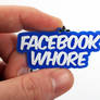 Facebook Whore Necklace