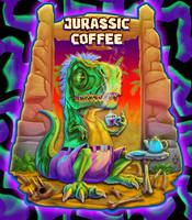 Roars and Brews: T-Rex Coffee Break! by Theartmancer