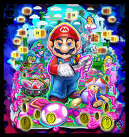 Mario, mushroom season. by Theartmancer