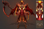 (CUSTOM) - Armored Soul #004 - Flame Reaper by Timothy-Henri
