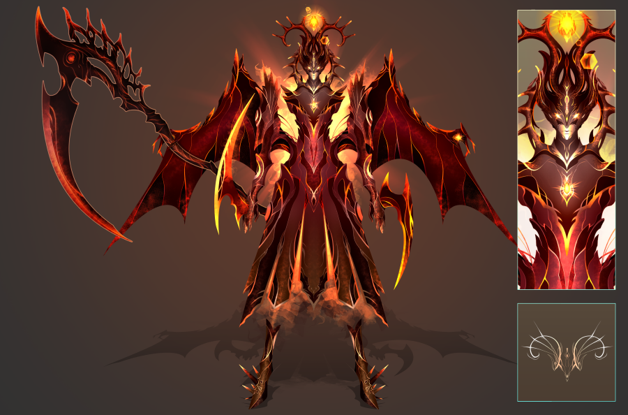 (CUSTOM) - Armored Soul #004 - Flame Reaper