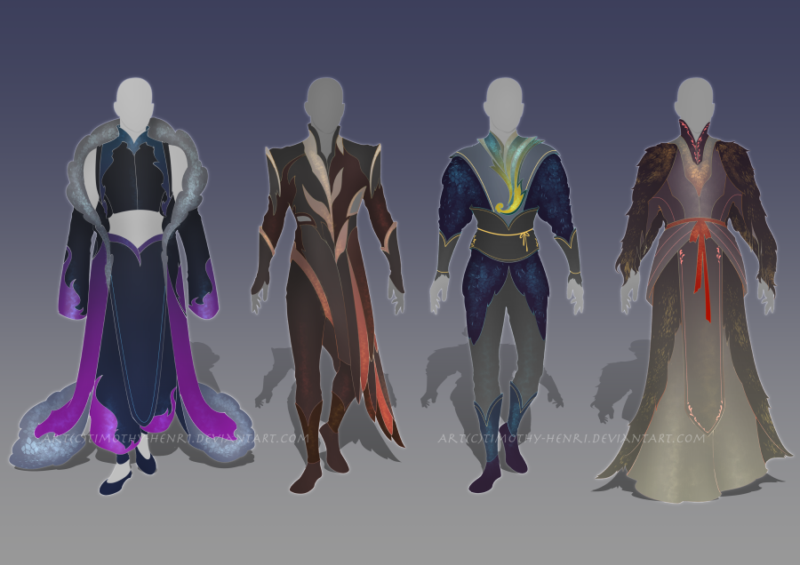 (CLOSED) - Male Outfit Adoptable Set #008