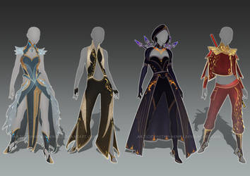 (CLOSED) - Female Outfit Adoptable Set #013