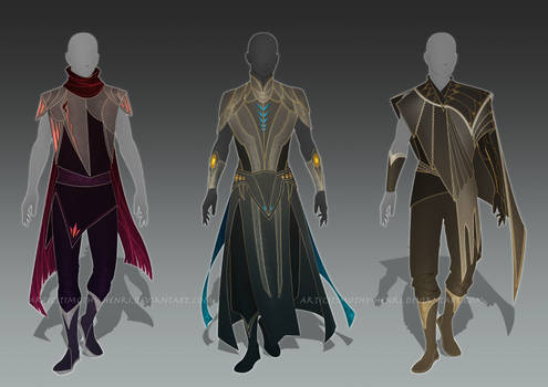 (CLOSED) - Male Outfit Adoptable Set #015