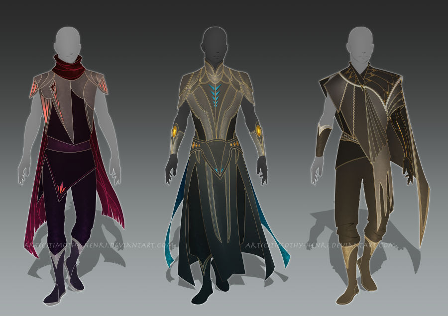 (CLOSED) - Male Outfit Adoptable Set #015 by Timothy-Henri on DeviantArt