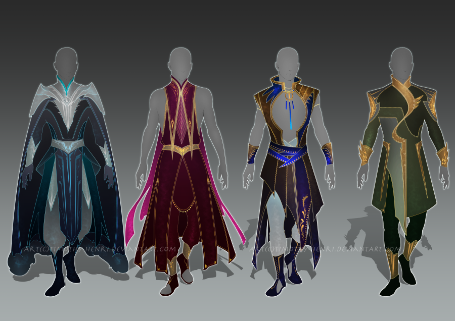 (CLOSED) - Male Outfit Adoptable Set #017