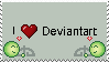 I love deviant art stamp by xPeppermintyx