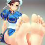 COMMISSION: Chun-Li (barefoot)