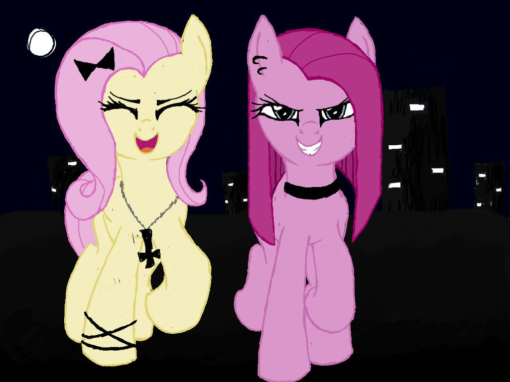 Murdershy and Pinkamena