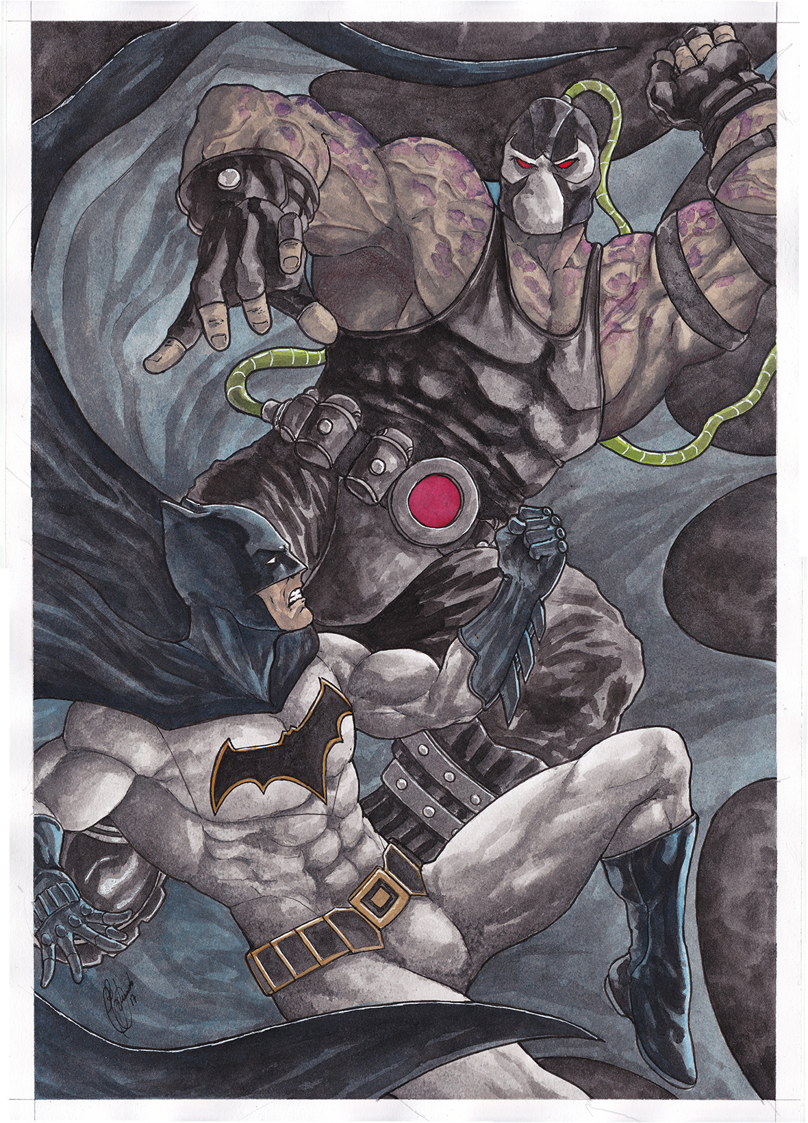 Batman Vs Bane by Ceduardocunha on DeviantArt