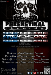 Flyer PHRENETIKAL Records @ Gabber.FM