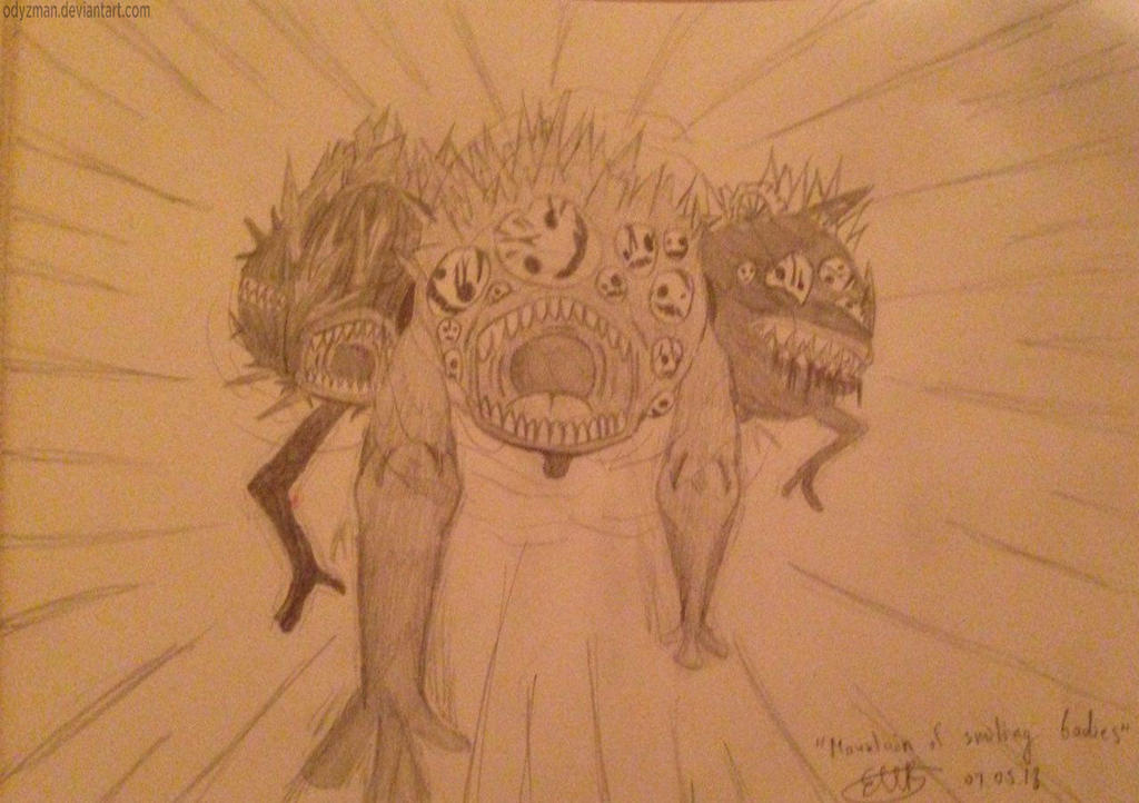 The Mountain of Smiling Bodies by Odyzman on DeviantArt