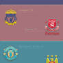 Football clubs logos. Recolor